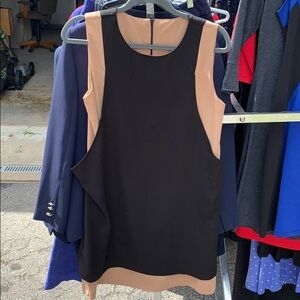 Modern Black and beige dress